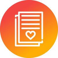 Love Letter Creative Icon Design vector