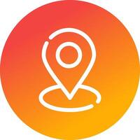 Location Creative Icon Design vector