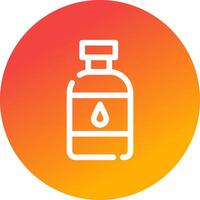 Water Bottle Creative Icon Design vector