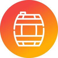 Barrel Creative Icon Design vector