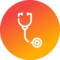 Stethoscope Creative Icon Design vector