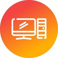 Computer Creative Icon Design vector