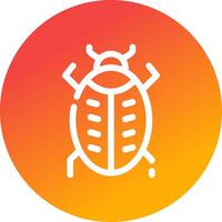 Bug Creative Icon Design vector