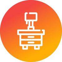 Side Table Creative Icon Design vector