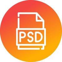 diseño de icono creativo de archivo psd vector