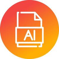 Ai File Creative Icon Design vector