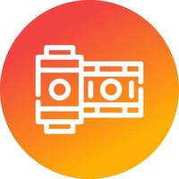 Camera Roll Creative Icon Design vector