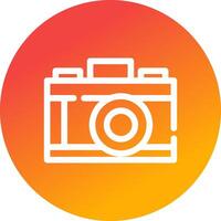 Camera Creative Icon Design vector