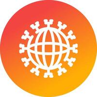 Global Network Creative Icon Design vector