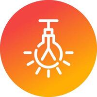 Lightbulb Creative Icon Design vector