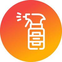 Spray Bottle Creative Icon Design vector