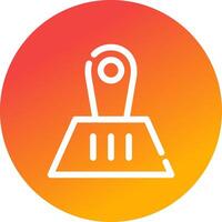 Garbage Picker Creative Icon Design vector