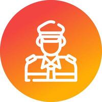 Captain Creative Icon Design vector