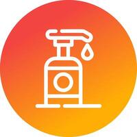 Shampoo Creative Icon Design vector