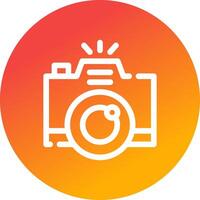 Camera Creative Icon Design vector