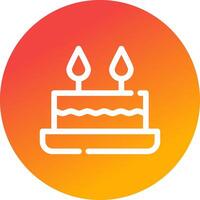 Cake Creative Icon Design vector