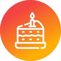 Cake Creative Icon Design vector