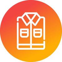 Shirt Creative Icon Design vector
