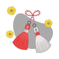 illustration of martisor vector