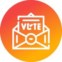 Vote Creative Icon Design vector