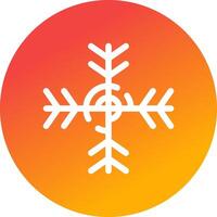 Snowflake Creative Icon Design vector