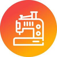 Sewing Machine Creative Icon Design vector