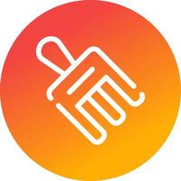 Comb Creative Icon Design vector