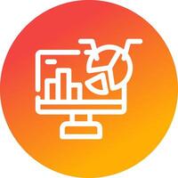 Data Analytics Creative Icon Design vector