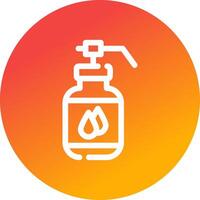 Shampoo Creative Icon Design vector