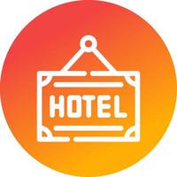 Hotel Creative Icon Design vector