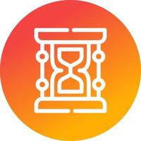 Hourglass Creative Icon Design vector