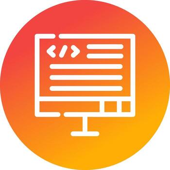 diseño de icono creativo de código vector