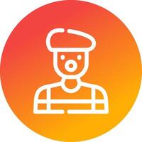 Mime Creative Icon Design vector
