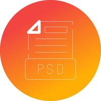 diseño de icono creativo de archivo psd vector