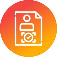 Approval Creative Icon Design vector