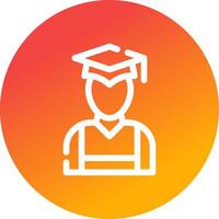 Graduate Creative Icon Design vector