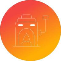 Furnace Creative Icon Design vector