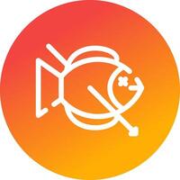 pesca submarina creativo icono diseño vector