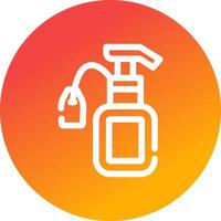 Shampoo Creative Icon Design vector