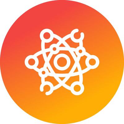 Physics Creative Icon Design