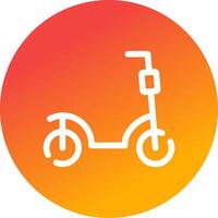 Scooter Creative Icon Design vector