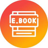 Ebooks Creative Icon Design vector