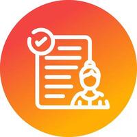 Task Based User Testing Creative Icon Design vector