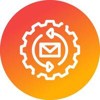 Marketing Automation Creative Icon Design vector