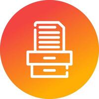 Project Inbox Creative Icon Design vector