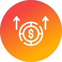 Cash Flow Creative Icon Design vector