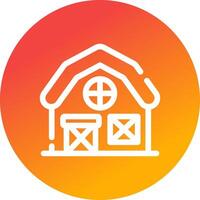 Barn Creative Icon Design vector