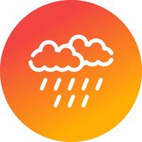 Rainy Day Creative Icon Design vector