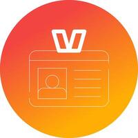 License Creative Icon Design vector