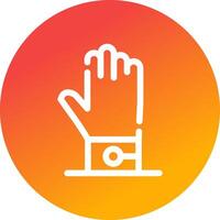 Glove Creative Icon Design vector